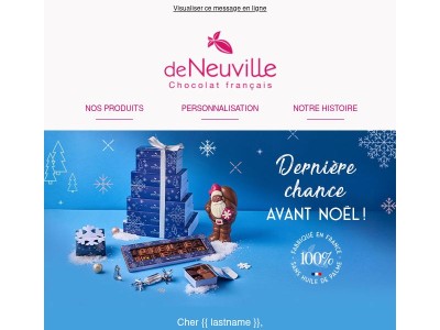 Livraison encore possible avant Noël !