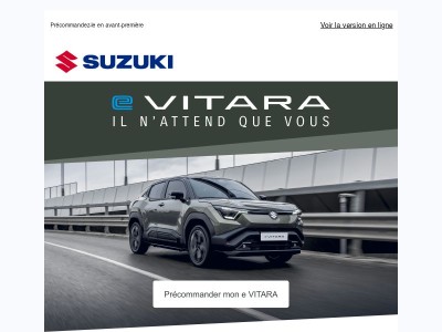 Plus que quelques jours pour précommander votre e VITARA