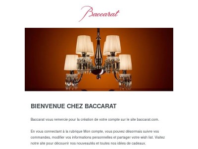 Bienvenue chez Baccarat