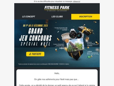 Participe à notre grand jeu concours de Noël 🎄