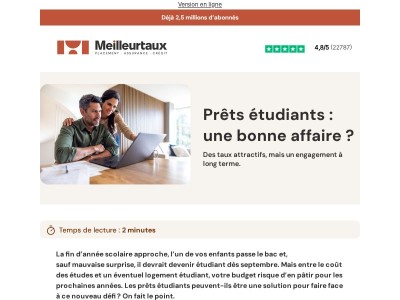 Prêts étudiants : une bonne affaire ?