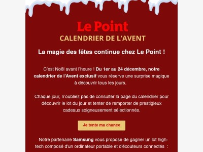 💻 🎧 Samsung et Le Point vous gâtent : remportez un ordinateur portable et des écouteurs connectés !