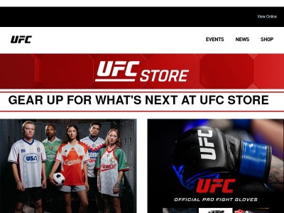 Exclusive UFC Merch & Memorabilia Awaits