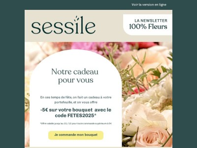 On a un cadeau pour vous 💐