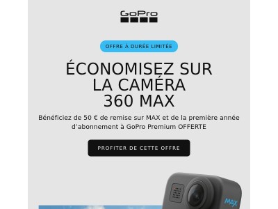 MAX est prêt pour votre prochaine aventure 🎥