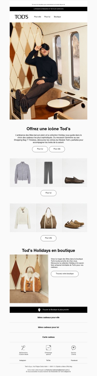 Offrez une icône Tod’s