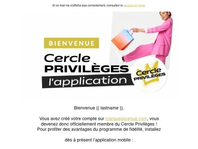 Bienvenue dans le Cercle Privilèges