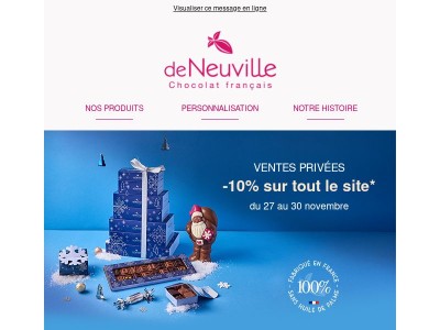Profitez de 10% sur tout le site pour un Noël parfait !
