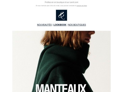 Irrésistibles manteaux à -30%