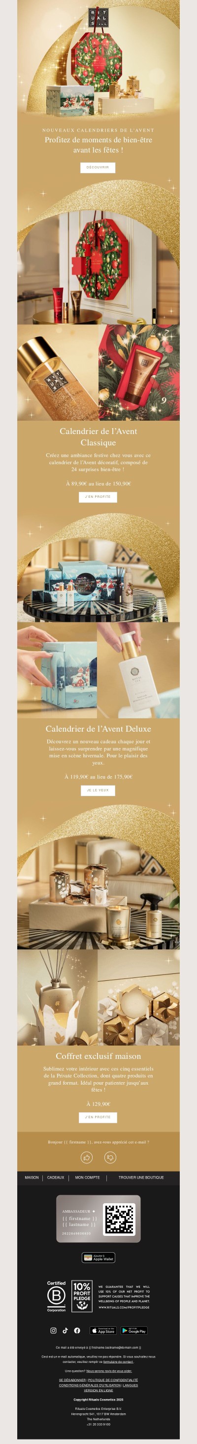 Nos calendriers de l’Avent sont incontournables 😍