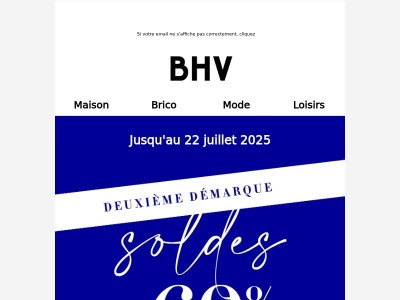  📢 2ème démarque des SOLDES : c'est parti !