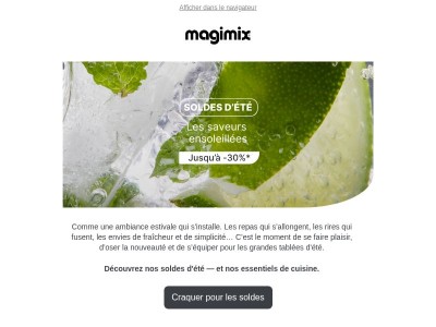 🌞 Soldes d'été chez Magimix  