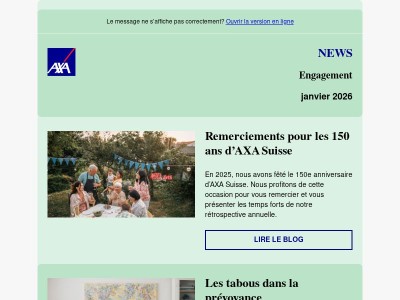 Notre jubilé en images: 150 ans d’AXA Suisse