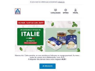 L’Italie s’invite dans votre magasin