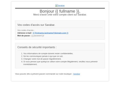 [Sarabar] Bienvenue !