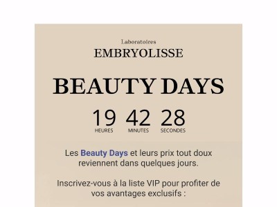 Il est encore temps de rejoindre la liste VIP