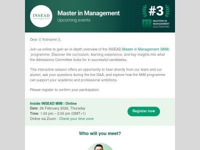 Inside the INSEAD MIM - Join us!