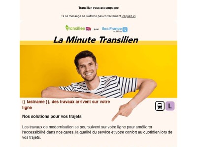 🚧 Des travaux sur votre ligne, anticipez vos voyages