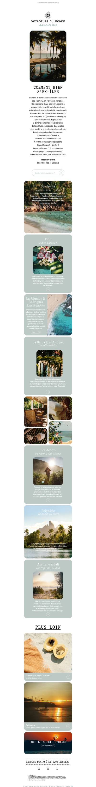 🌍 Comment bien s’ex-îler 