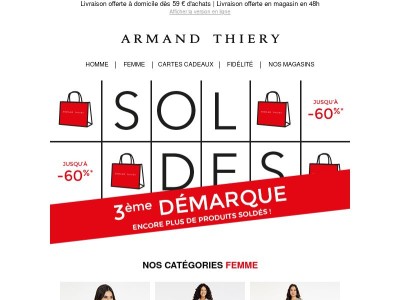 SOLDES : profitez de la 3ème démarque !