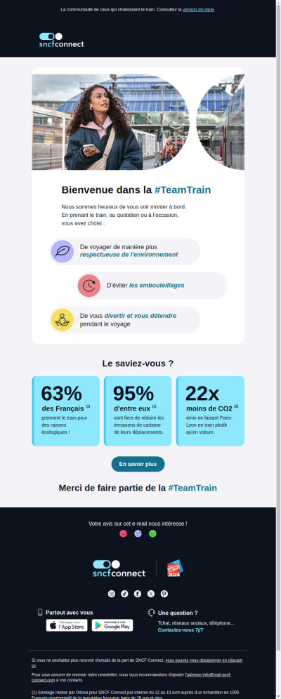 Bienvenue dans la Team Train...