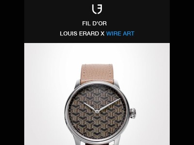Unveiling Fil d’Or: The Louis Erard x Wire Art Collaboration