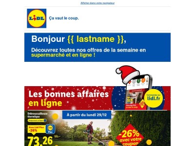 Préparez la fin d'année : découvrez les offres de ce lundi ! ✨