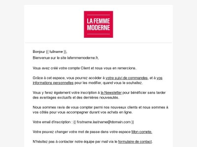 Création de votre Compte Client