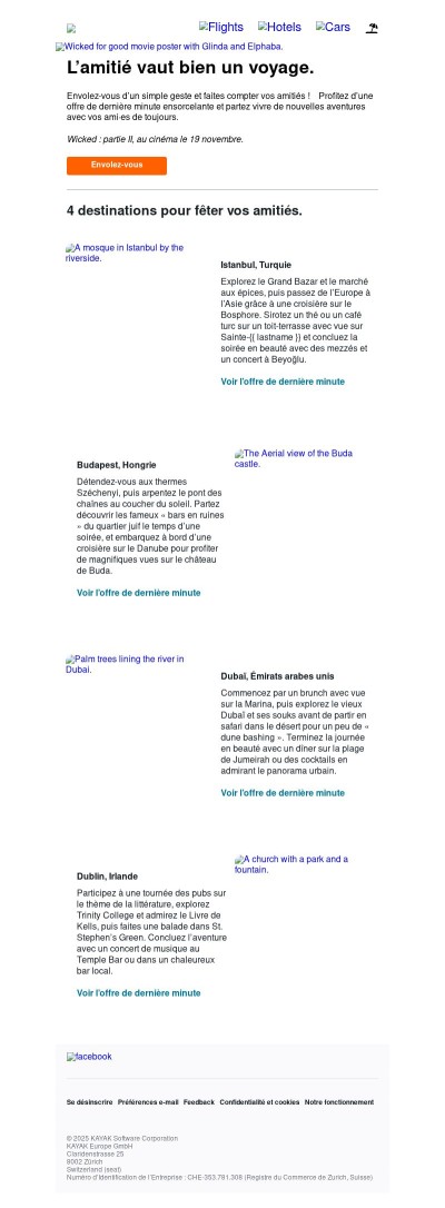 Des offres de dernière minute ? C’est aussi magique que GrandiOz ! 🧹