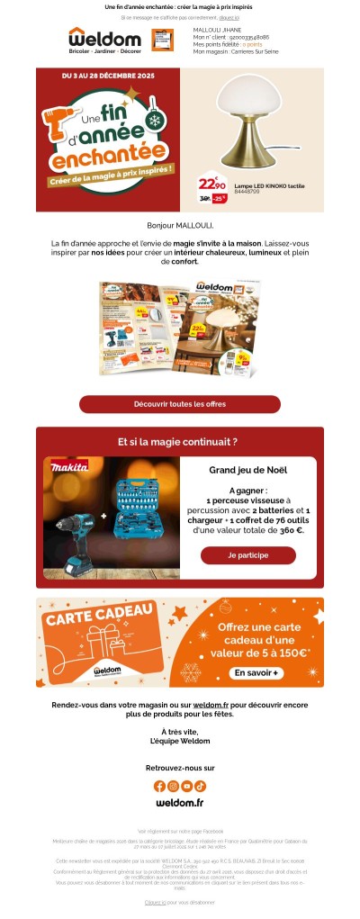 Notre dernier catalogue de l'année est arrivé 🎄