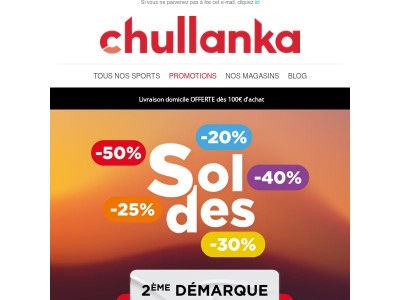 Prêt à arpenter les soldes ? La 2e démarque est de sortie ⛰️🏃