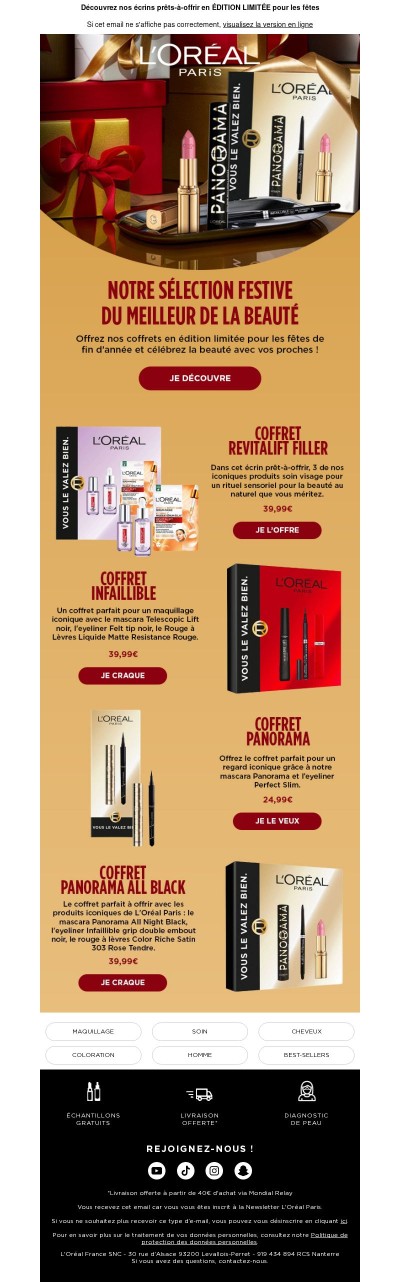 Quel coffret beauté allez-vous offrir ? 💝