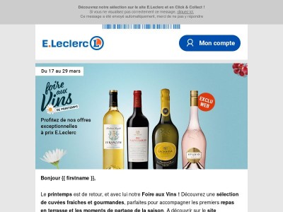 C'est parti pour la Foire aux Vins de printemps ! 🍷