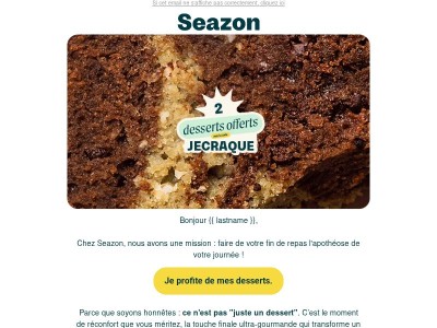 On vous offre 2 desserts. ❤️‍🔥
