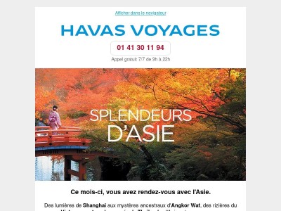 🔥{{ firstname }}, partez en Asie dès 998€ ! ✈️