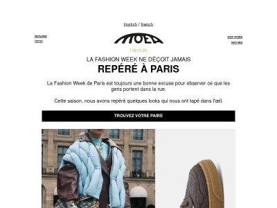 Et si les looks de la Fashion Week de Paris étaient signés MoEa ?