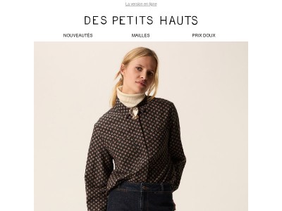 Prix Doux -20% supp. & cap sur les nouveautés