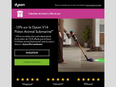 Calendrier de l'avent : découvrez l'offre du jour !