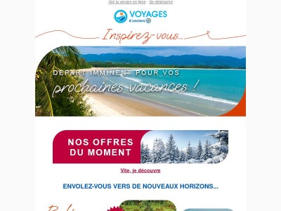 Embarquez vers de nouveaux horizons ✈️🏝️