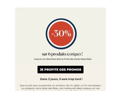 🎁 Bientôt la fin des Jours Tricolores !