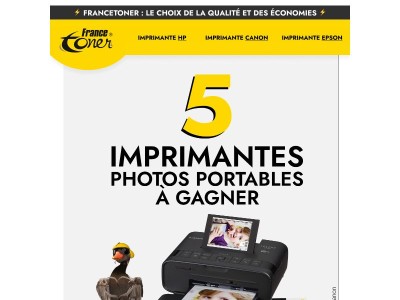 CyberMonday | 5 imprimantes photos à gagner 🌟🥇