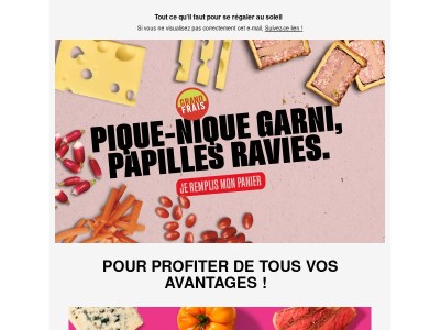 Nos produits pour revisiter vos pique-niques ! 🥪🧃