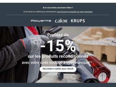 Une seconde vie pour eux, -15 % pour vous !