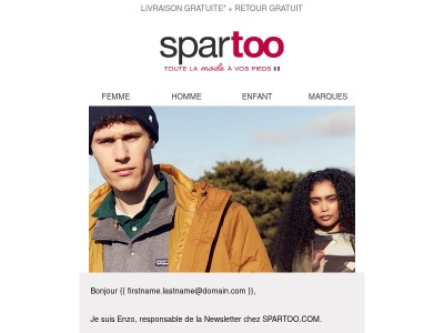 Confirmez votre inscription à la Newsletter SPARTOO.COM
