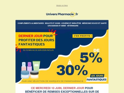 {{ firstname }}, c'est la dernière ligne droite des Jours Fantastiques !⏱️
