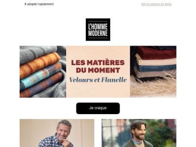 Velours et flanelle, les stars du moment 🤩