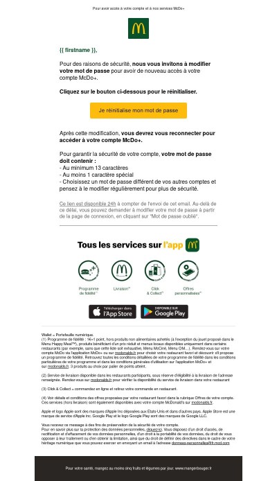 {{ firstname }}, réinitialisez votre mot de passe