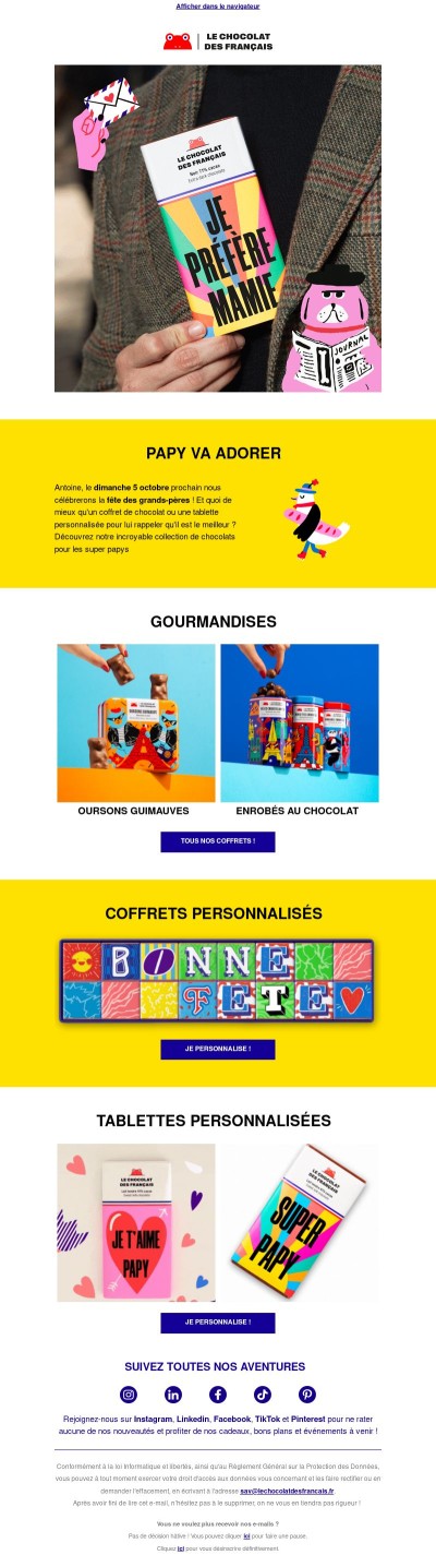 Bonne fête papy 😍