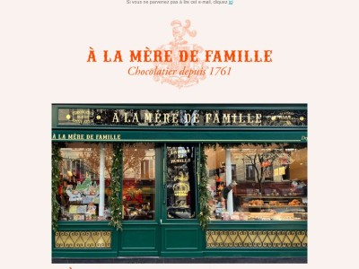 À la Mère de Famille et Stohrer renouvellent leurs vœux à Saint-Maur