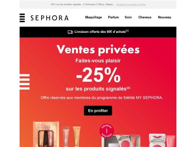 Top départ 🔥 Ventes privées